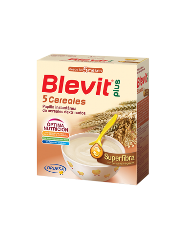 Blevit Plus Superfibra Papilla 5 Cereales 1 Envase 600 G