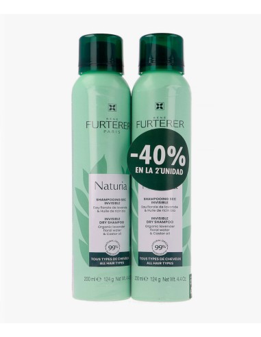 PACK RENE FURTERER NATURIA CHAMPU SECO 2 X 200ML 2ª UNID AL 40%