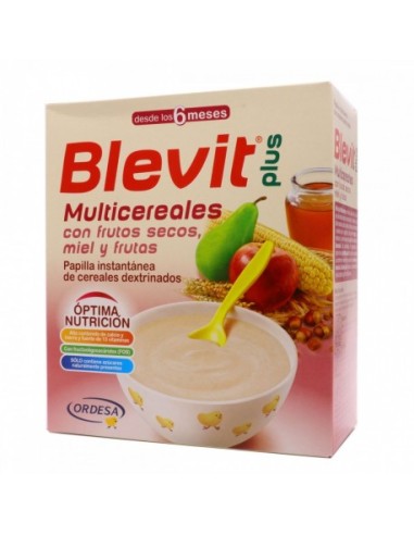 Blevit Plus Miel Frutos Secos Y Frutas Multicereales 1 Envase 600 G