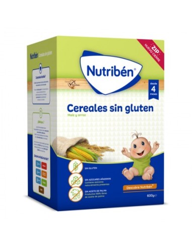 Nutriben Cereales Sin Gluten Papilla 1 Envase 600 G