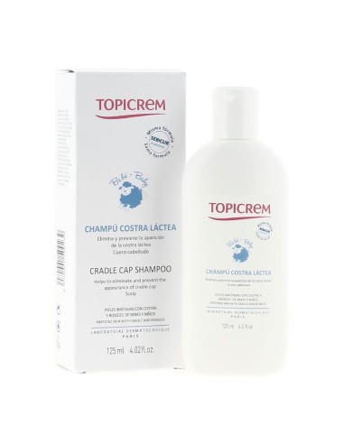 Topicrem Baby Champu Costra Lactea 1 Envase 125 Ml