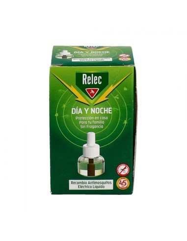 Relec Dia Y Noche Antimosquitos Electrico Liquido Recambio 1 Unidad