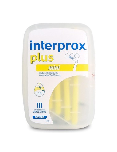 Cepillo Espacio Interproximal Interprox Plus Mini Envase Ahorro 10 Unidades