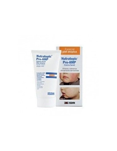 Isdin Nutratopic Pro-Amp Crema Facial Protectora 1 Envase 50 Ml