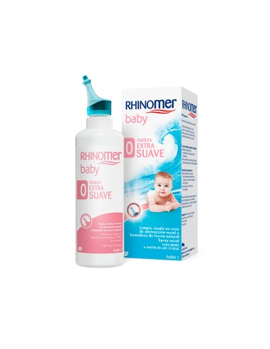 Rhinomer Baby Limpieza Nasal F- Extra Suave Esteril 1 Nebulizador 115 Ml