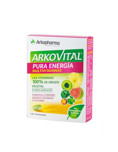 ARKOVITAL PURA ENERGIA MULTIVITAMINICO 30 COMPRIMIDOS