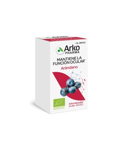 ARKOCAPSULAS ARANDANO BIO 40 CAPSULAS