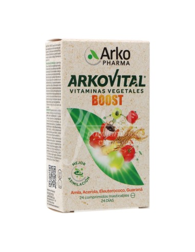 ARKOVITAL BOOST 24 COMPRIMIDOS MASTICABLES