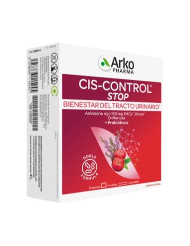 CIS CONTROL STOP 10 SOBRES 4 G + 5 STICKS 1,5 G