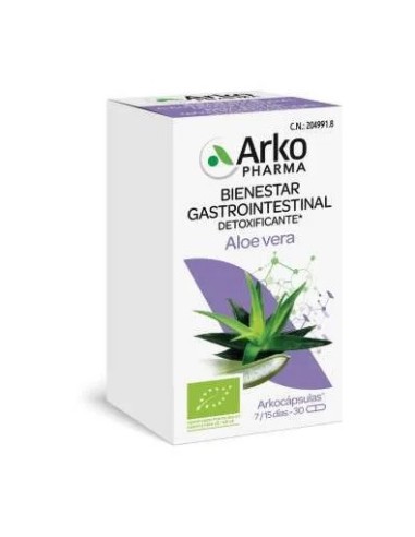 ARKOCAPSULAS ALOE VERA BIO 30 CAPSULAS