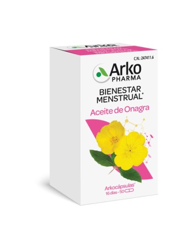 ARKOCAPSULAS ACEITE DE ONAGRA 50 CAPSULAS