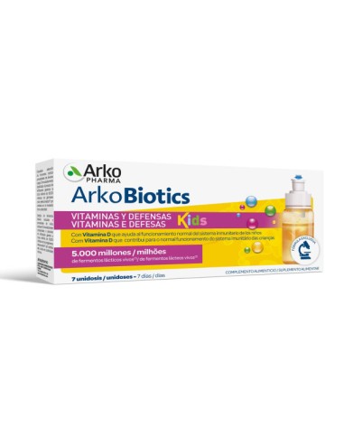 Arkobiotics Vitaminas Y Defensas Niños 7 Unidosis