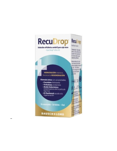 RECUDROP SOLUCION OFTALMICA PARA OJO SECO 1 BOTE 10 ML