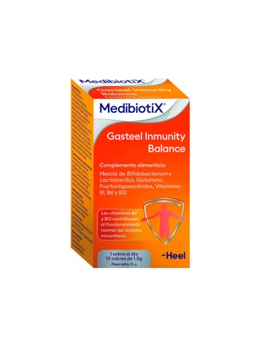 MEDIBIOTIX GASTEEL INMUNITY BALANCE 10 SOBRES 1,5 G