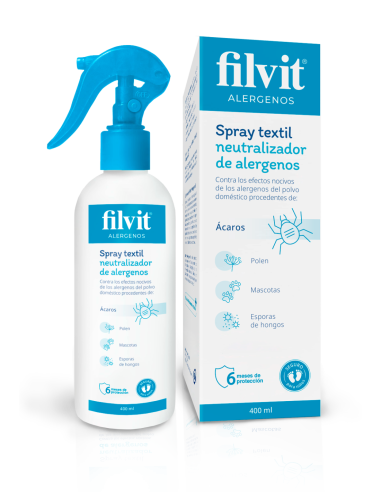 FILVIT ALERGENOS SPRAY TEXTIL 1 ENVASE 400 ML