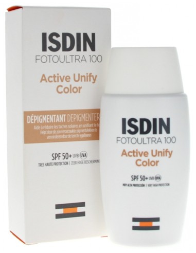 ISDIN FOTOULTRA 100 ACTIVE UNIFY 1 ENVASE 50 ML COLOR