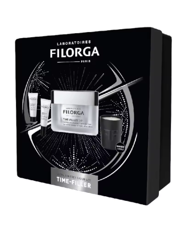 COFRE FILORGA TIME FILLER 5XP CREMA 50ML + TIME FILLER EYES 15ML +SERUM TIME FILLER INTENSIVE+ CANDLE