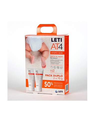 PACK LETI AT4 PASTA AL AGUA 2X75 GR