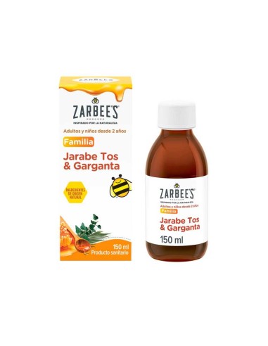 ZARBEES JARABE FAMILIA TOS Y GARGANTA 1 FRASCO 150 ML