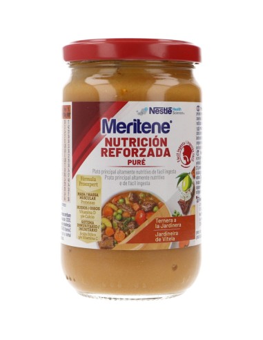 MERITENE PURE 1 FRASCO 300 G SABOR TERNERA A LA JARDINERA