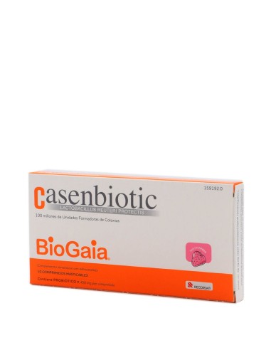 CASENBIOTIC 10 COMPRIMIDOS SABOR FRESA