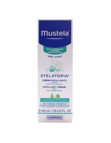 STELATOPIA CREMA FACIAL EMOLIENTE PIEL ATOPICA MUSTELA 1 ENVASE 40 ML