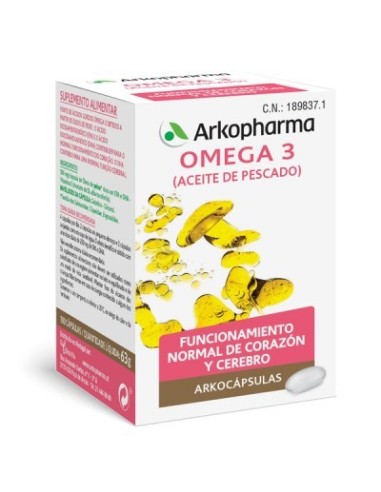 ARKOCAPSULAS OMEGA 3 50 CAPSULAS