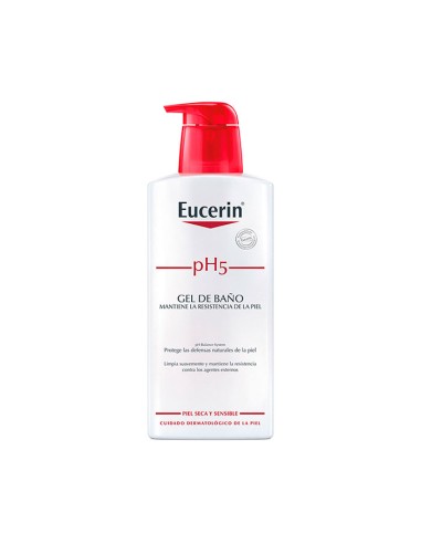 EUCERIN PIEL SENSIBLE PH-5 GEL DE BAÑO 1 ENVASE 400 ML