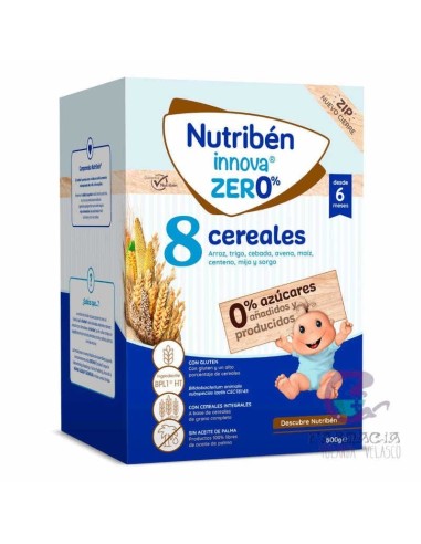 NUTRIBEN INNOVA 8 CEREALES 0% 1 ENVASE 500 G