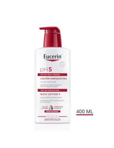 EUCERIN PIEL SENSIBLE PH-5 LOCION ENRIQUECIDA 1 ENVASE 400 ML