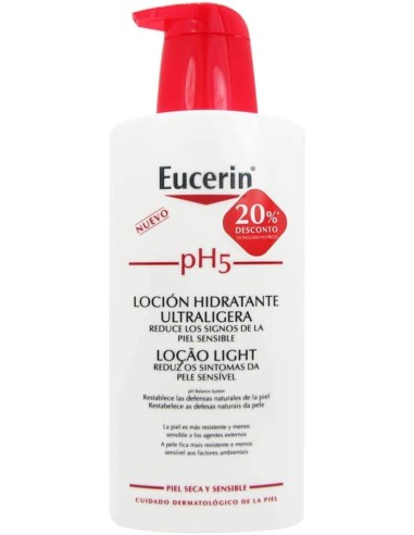 EUCERIN PH5 LOCION HIDRATANTE ULTRALIGERA 1 ENVASE 400 ML