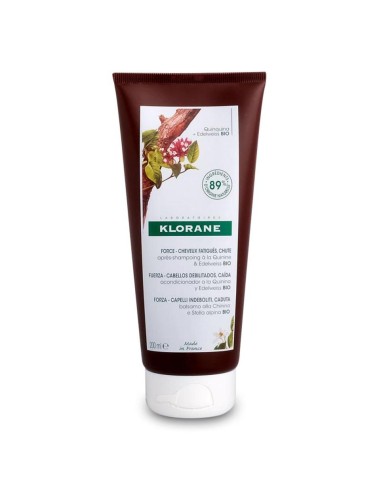 KLORANE ACONDICIONADOR QUININA EDELWEISS BIO 1 ENVASE 200 ML