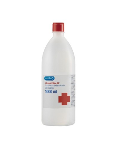 ALCOHOL ETILICO 96º ALVITA 1 FRASCO 1000 ML