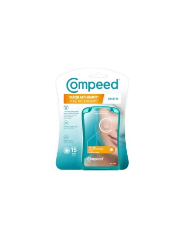 COMPEED PARCHE ANTI-GRANOS DISCRETO TRIPLE ACCION 15 UNIDADES