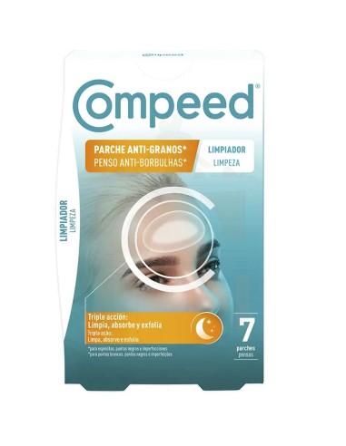 COMPEED PARCHE ANTI-GRANOS LIMPIADOR TRIPLE ACCION 7 UNIDADES