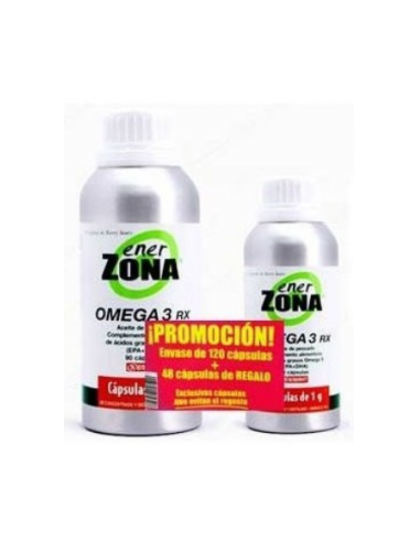 ENERZONA OMEGA 3RX 1 G 120 CAPSULAS + 30 CAPSULAS