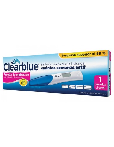 Clearblue Prueba Digital Test De Embarazo Indicador De Semanas 1 Prueba