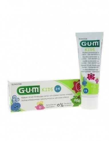 Gum Kids Pasta Dental 1 Envase 50 Ml Sabor Fresa