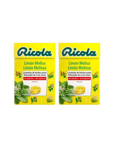 RICOLA PACK CAJA 50G LIMON MELISA 50% SEGUNDA UNIDAD