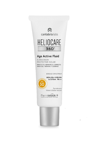 HELIOCARE 360º AGE ACTIVE FLUID PROTECTOR SOLAR PROTEGE REPARA Y CORRIGE 1 ENVASE 50 ML