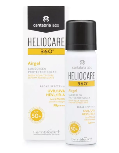 HELIOCARE 360º SPF 50+ FLUIDO AIRGEL PROTECTOR SOLAR / SUNSCREEN 1 ENVASE 60 ML