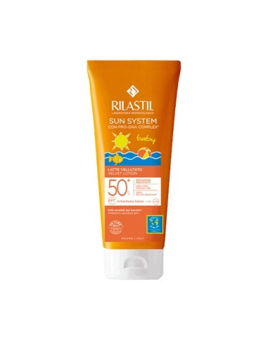 RILASTIL SUN SYSTEM 50+ BABY LOCION VELVET 1 ENVASE 200 ML