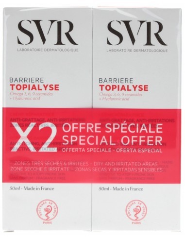 PACK SVR TOPILAYSE CREMA BARRERA 2 X 50ML