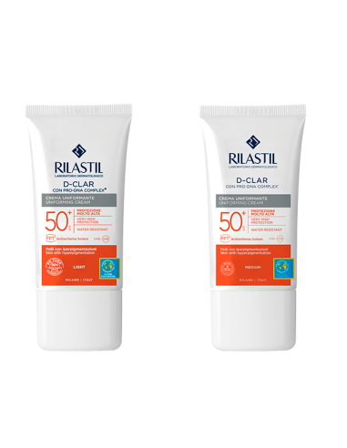 RILASTIL D-CLAR 50+ CREMA UNIFICANTE MEDIUM 1 ENVASE 40 ML