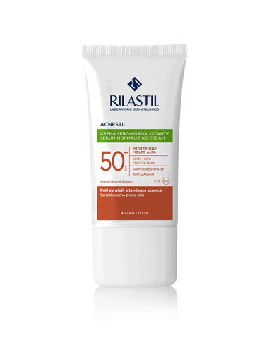 RILASTIL ACNESTIL 50+ CREMA SEBONORMALIZANTE 1 ENVASE 40 ML