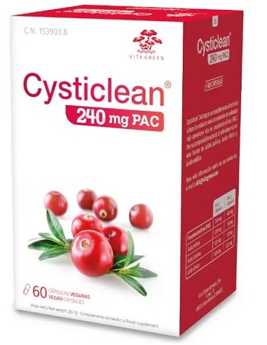 CYSTICLEAN 500 MG 60 CAPSULAS