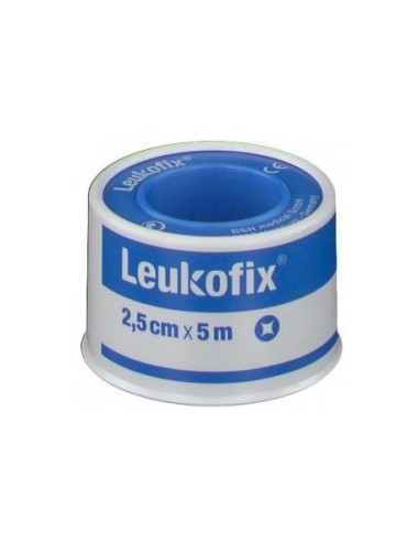 Esparadrapo Hipoalergico Leukofix Plastico 1 Unidad 5 M X 2,5 Cm