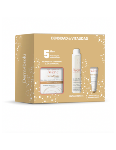 COFRE AVENE DERMABSOLU DIA + AGUA MICELAR + MASCARILLA