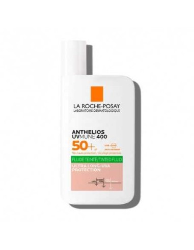 ANTHELIOS OIL CONTROL FLUID UVMUNE 400 SPF 50+ 1 ENVASE 50 ML CON COLOR