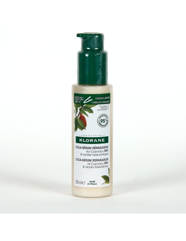 KLORANE CICA-SERUM REPARADOR AL CUPUAÇU BIO & ACIDO HIALURONICO 1 ENVASE 100 ML